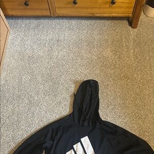 Adidas Black Hoodie with Logo